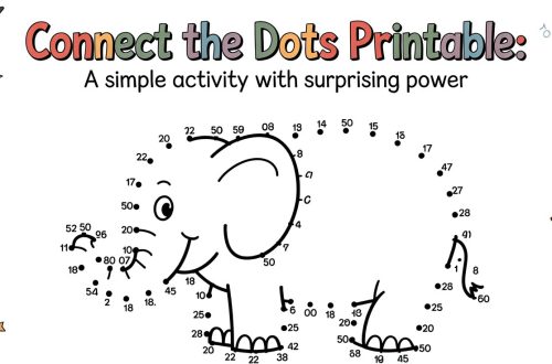 Connect the Dots Printable: A Simple Activity with Surprising Power