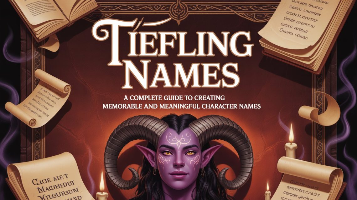 Tiefling Names: A Complete Guide to Creating Memorable and Meaningful Character Names