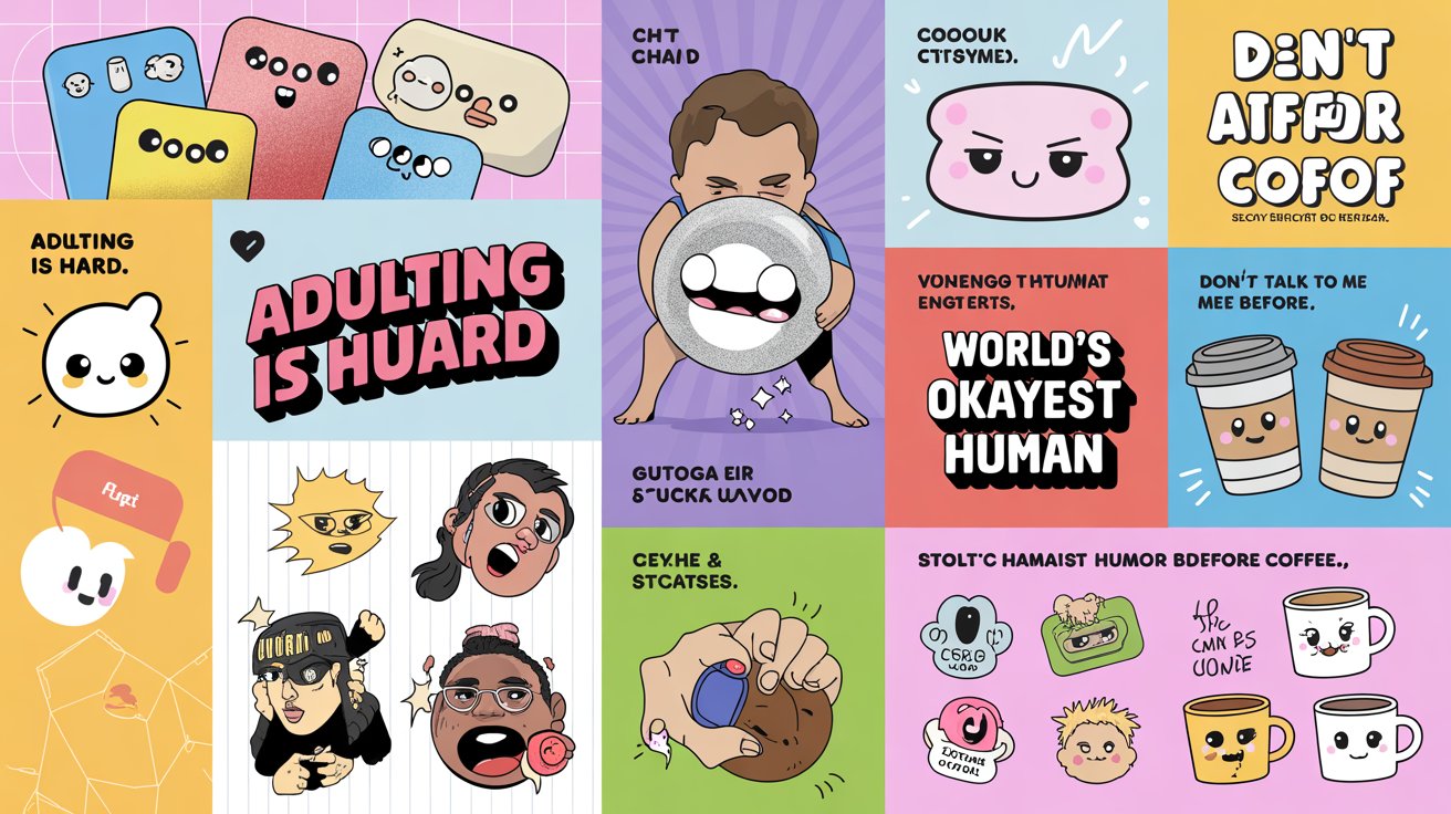 funny stickers for imessage
