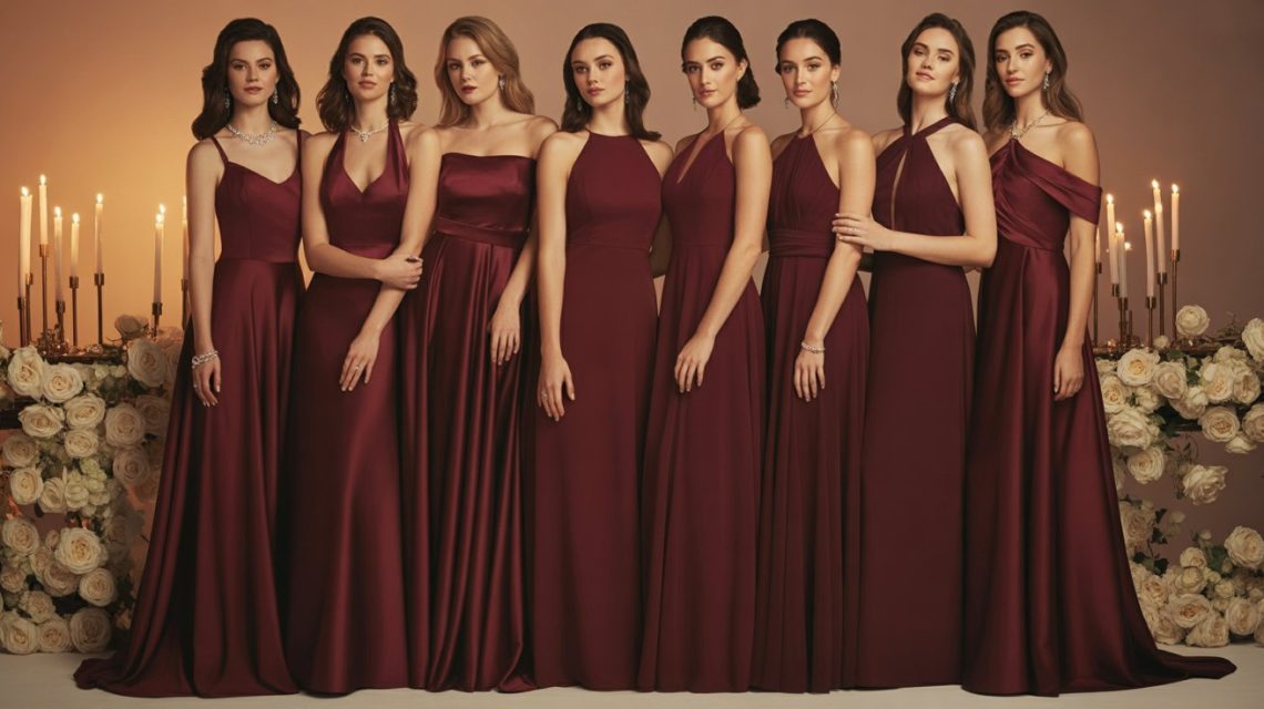 Burgundy Bridesmaid Dresses: A Timeless Choice for Elegant Weddings