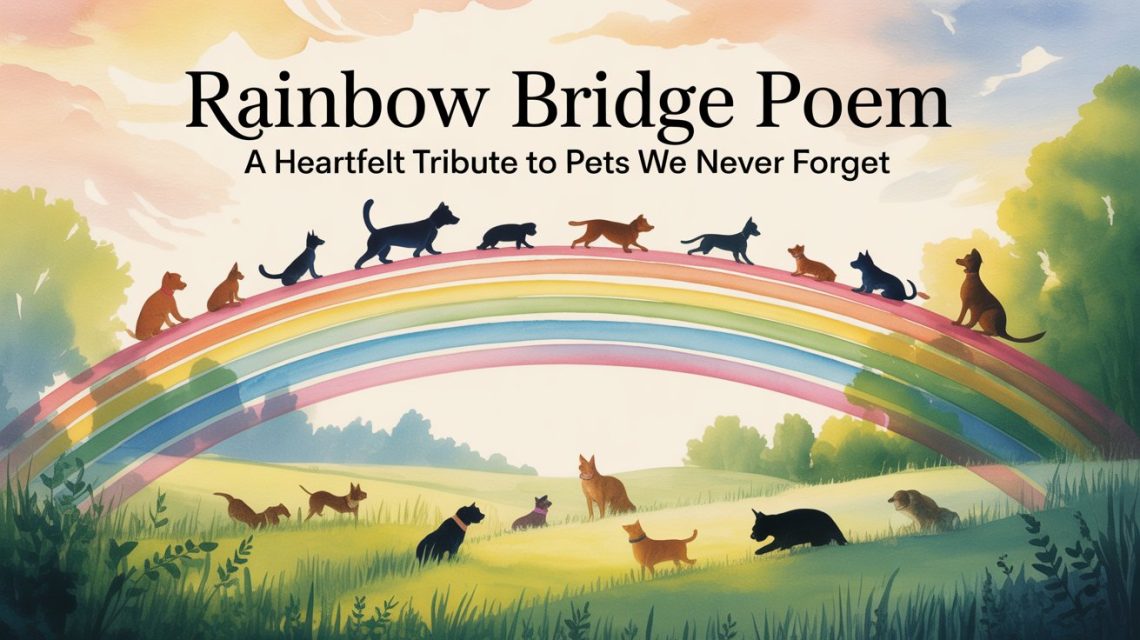 Rainbow Bridge Poem: A Heartfelt Tribute to Pets We Never Forget