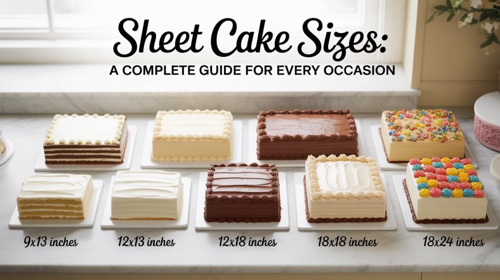Sheet Cake Sizes: A Complete Guide for Every Occasion